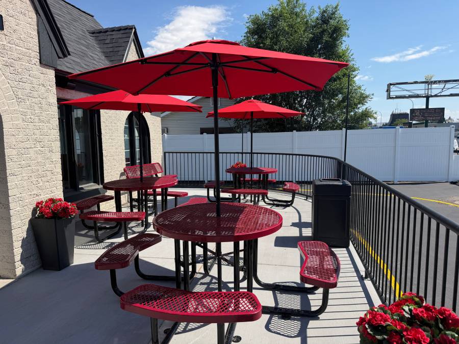 outside seating
