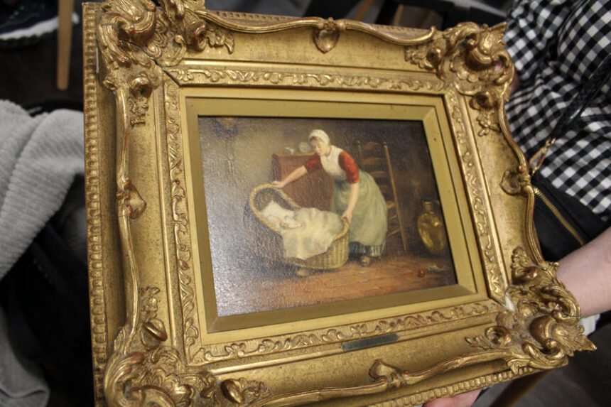 A painting brought in by a participant. | Kaitlyn Hart, EastIdahoNews.com