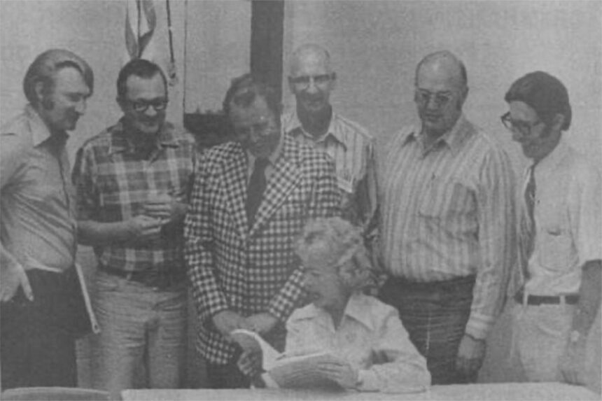 The Rigby Quick Response unit, sponsored by the State of Idaho Department of Health and Welfare, Emergency Services Division, is in the final weeks of training in preparation for establishment of emergency medical service for the surrounding area. Caption dated Sept. 11, 1975.