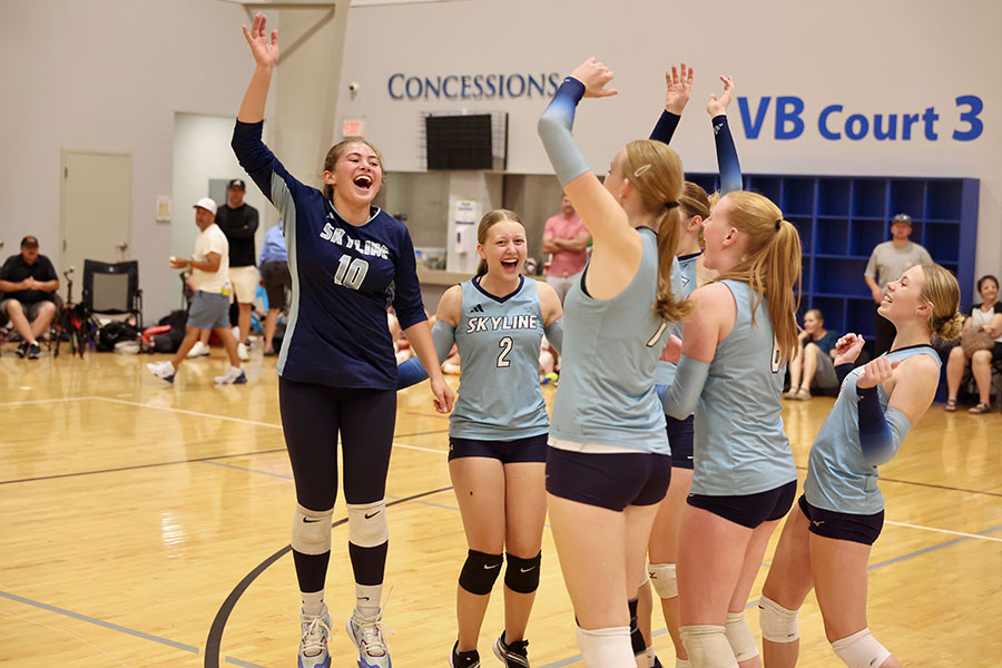 Skyline volleyball