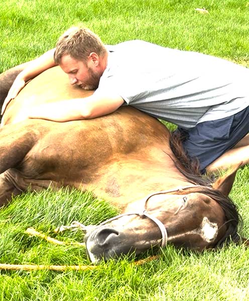 Mickelsen and Dasher taking some time off. | Courtesy Ashtyn Mickelsen