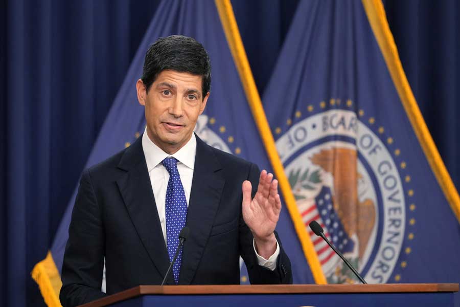 Federal Reserve Board Chairman Kevin Warsh speaks during a news conference at the Federal Reserve in Washington, Wednesday, Sept. 16, 2026.