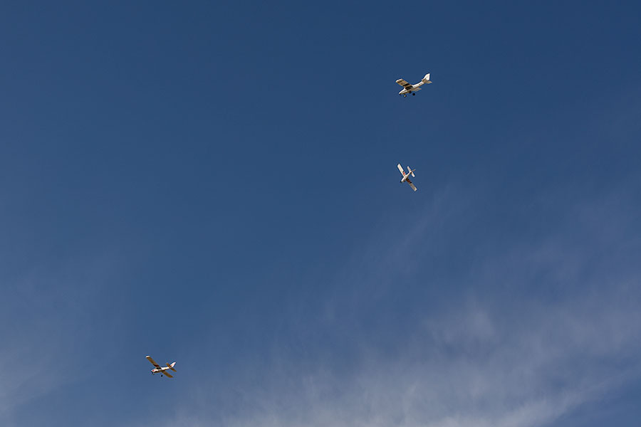 With over a hundred community members making their way through Saturday's grand opening celebration, the Desert Eagles Club had opportunities for folks to fly Rc planes. | Daniel V. Ramirez, EastIdahoNews.com