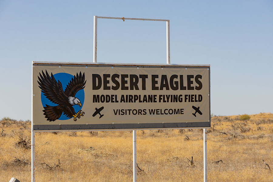 Part of the new field, the Desert Eagles RC Club has a new big sign letting community members know where they are now loacted at in Noise Park. | Daniel V. Ramirez, EastIdahoNews.com