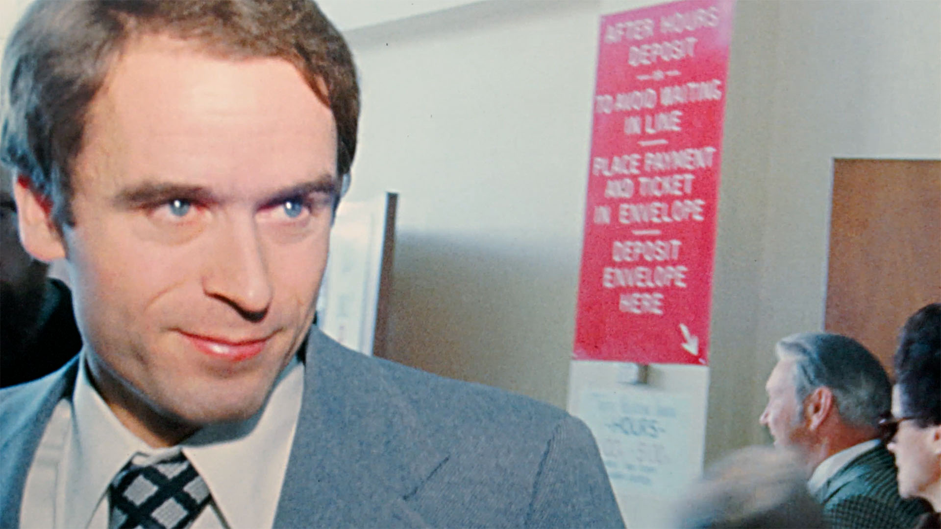 Theodore "Ted" Bundy reacts to a question from a reporter prior to a court appearance in Salt Lake City on Nov. 26, 1976. Bundy later admitted to killing 30 or more women and girls across Washington, Oregon, California, Idaho, Utah, Colorado and Florida.