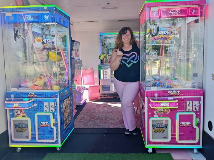 Megan and the claw machines
