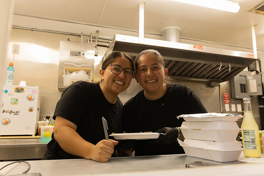 El Sazon de mi Corazon co-owners Priscilla and Giselle Sanchez were one of the various food trucks at Wednesday's event. | Daniel V. Ramirez, EastIdahoNews.com