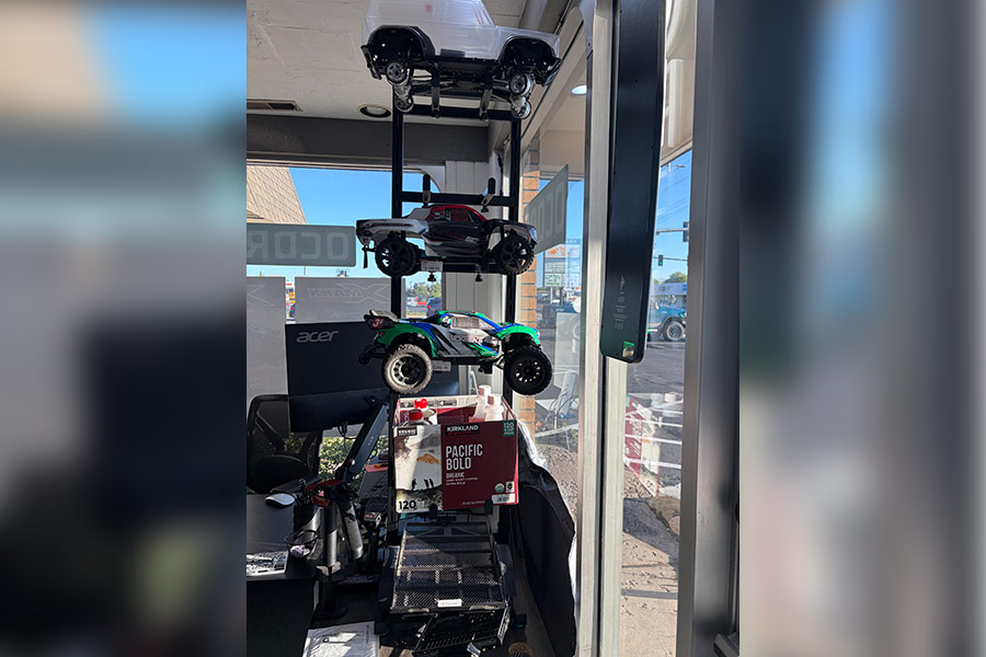 RC cars on display at OCDRC.
