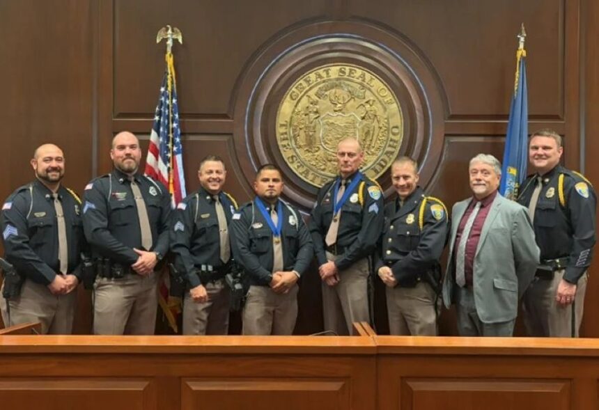 Pocatello Police medal of honor ceremony