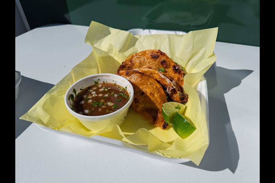 An order of quesabirrias with a cup of consome. | Daniel V. Ramirez, EastIdahoNews.com