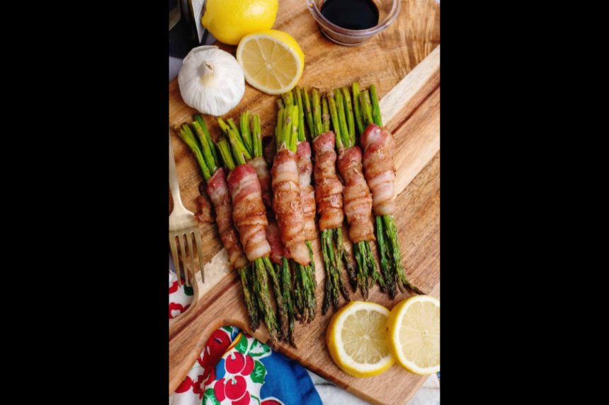 Bacon-wrapped asparagus | Southern Plate