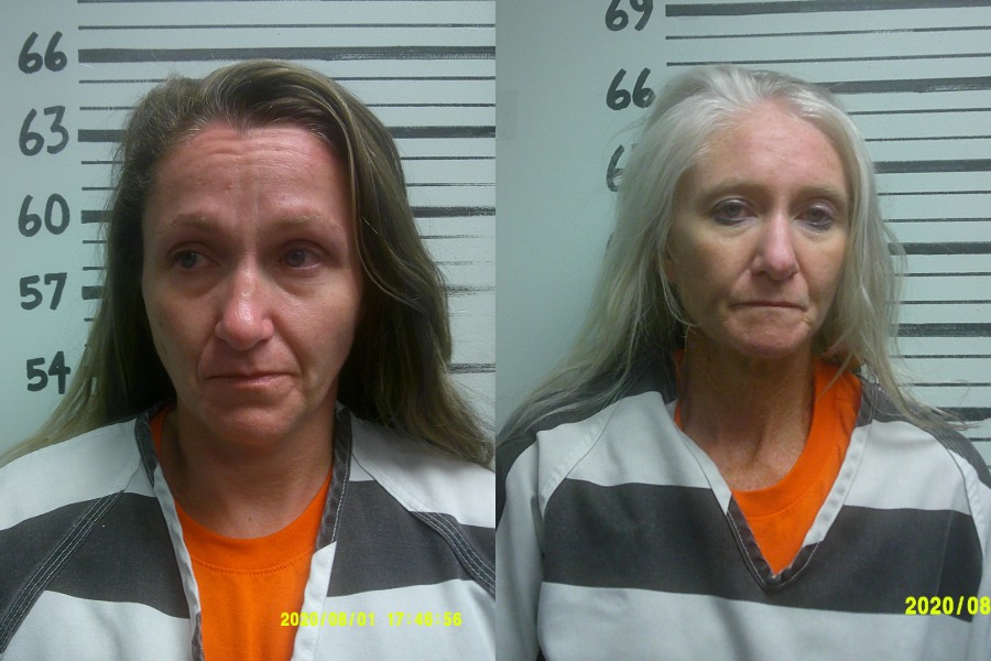 Coty Marie Wilson, 43, of Missoula, Montana and Brandy Mist Wilson, 51, of Great Falls, Montana | Courtesy Lemhi County Jail