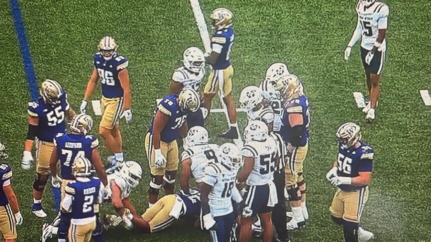 Utah State couldn't generate enough offense in a 16-14 road loss to No. 19 Washington. (Photo courtesy Brian Preece)