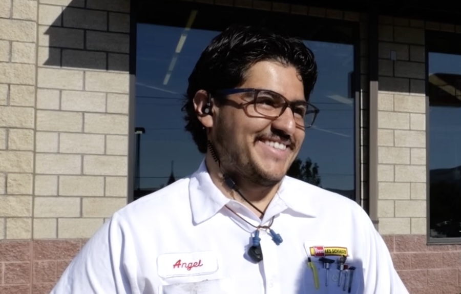 A Feel Good Friday surprise for a Les Schwab employee who gave his own wheels to help a dad reach a wedding