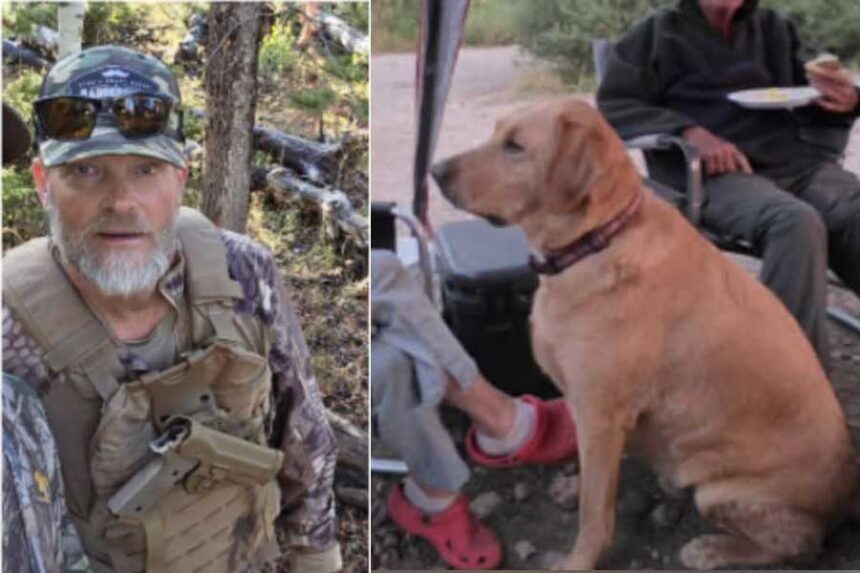 Jonathan Bailey and his dog Wrigley have been missing since Saturday.