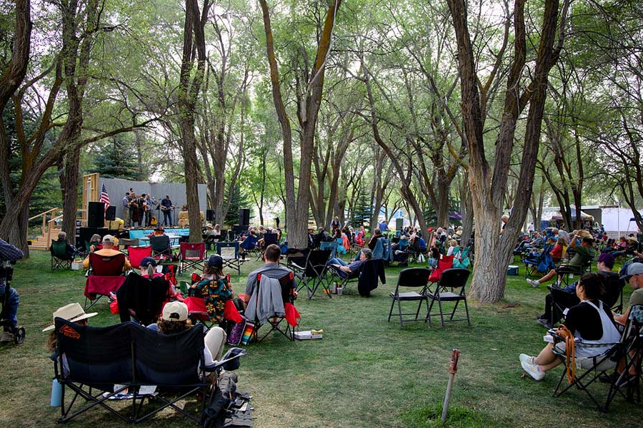 Crowd at last year's Bluegrass on the Snake | Courtesy Teresa Mortensen