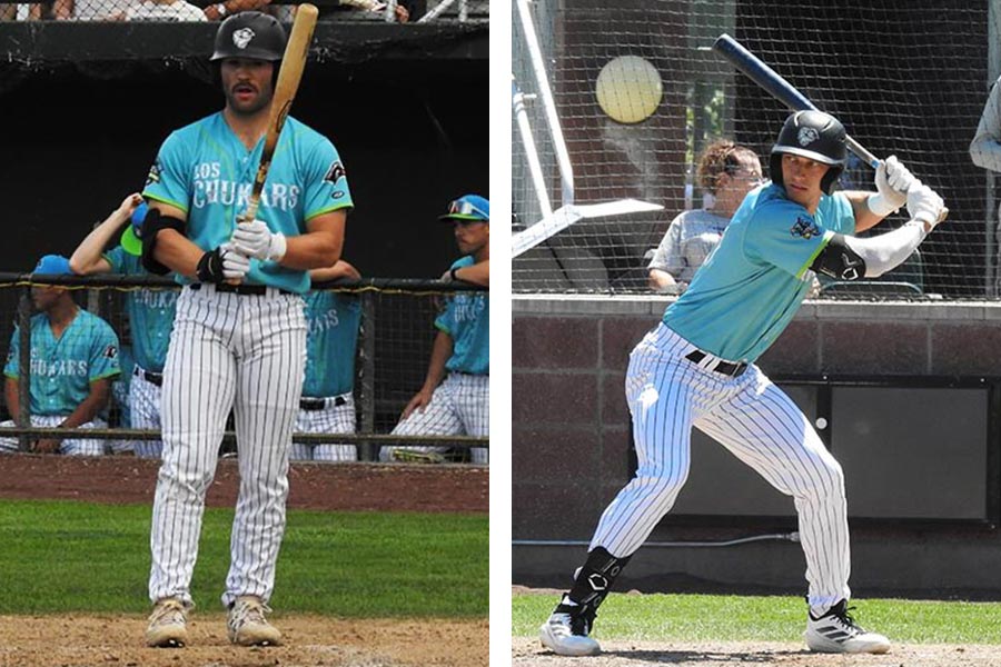 Chukars Sam Canton (left) and Justin Trimble