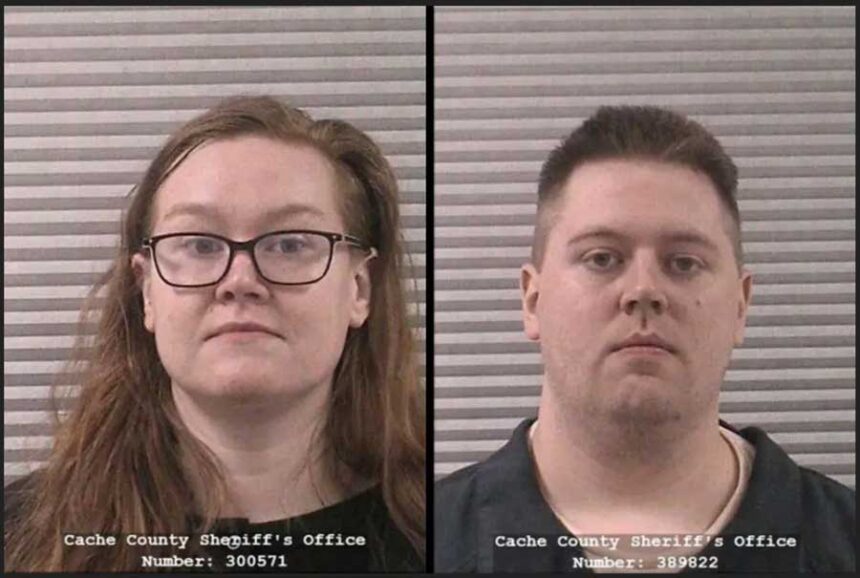 Carrie Marie Murray, left, and Mitchell Chesnut Murray, right, were charged in December 2025 for the death of their 18-month-old daughter; each was sentenced to 1 to 15 years in prison on Friday, Sept. 11, 2026.