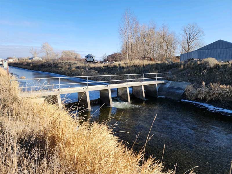 Automated check structure at Southeast Idaho Canal Company in St. Anthony. | Courtesy U.S. Bureau of Reclamation