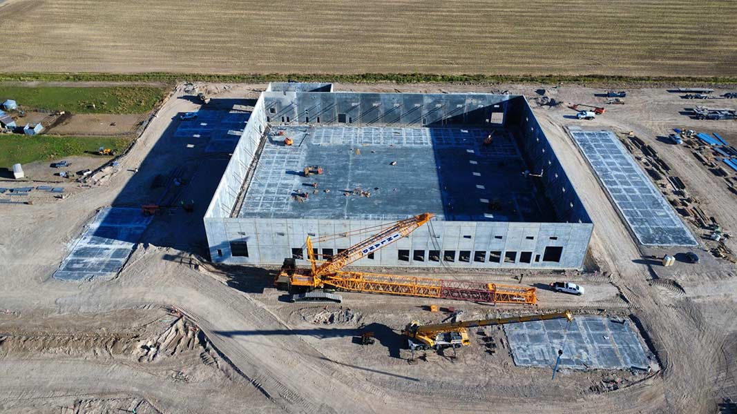 Construction on the Coca-Cola distribution plant in Idaho Falls got underway in April. | Courtesy Ben Ferney