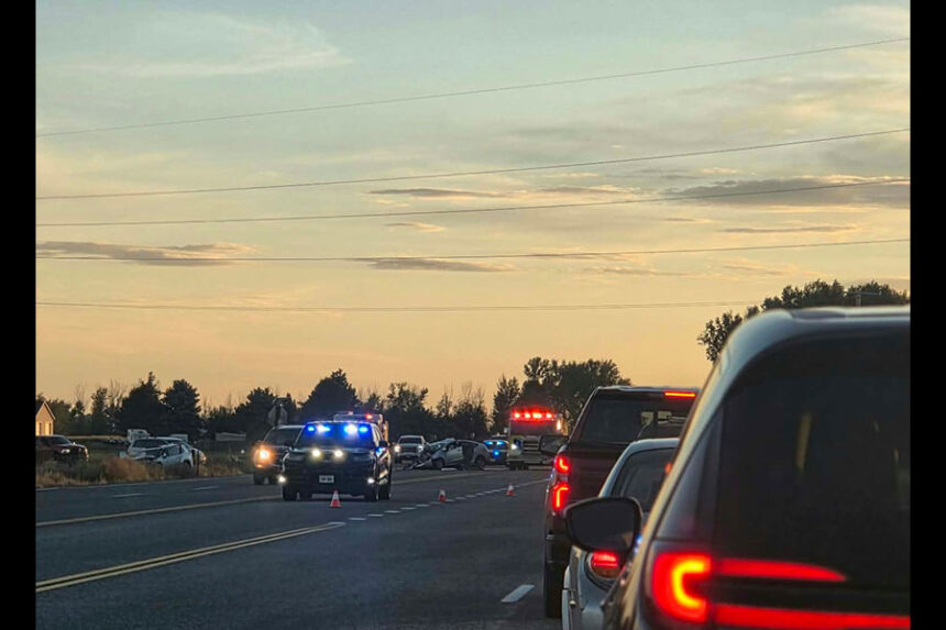 A two-vehicle crash on Monday evening sent two individuals to a local hospital. | Amy Sunderland, EastIdahoNews.com