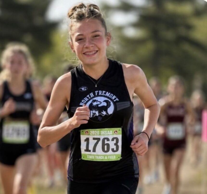 Andrea Anderson, North Fremont cross country. | Courtesy Holly Johnston.