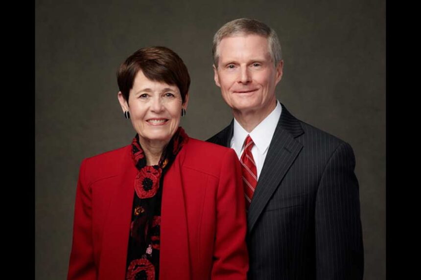 Elder David A. Bednar, right, and his wife, Susan, will celebrate 25 years since the transition from Ricks College to Brigham Young University-Idaho during a devotional on Oct. 8. | Courtesy BYU-Idaho