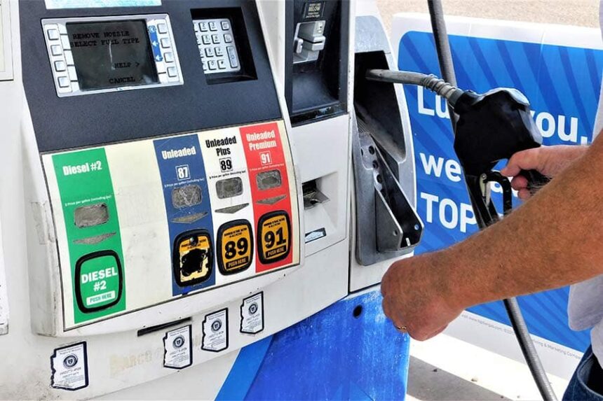 filling car with gas