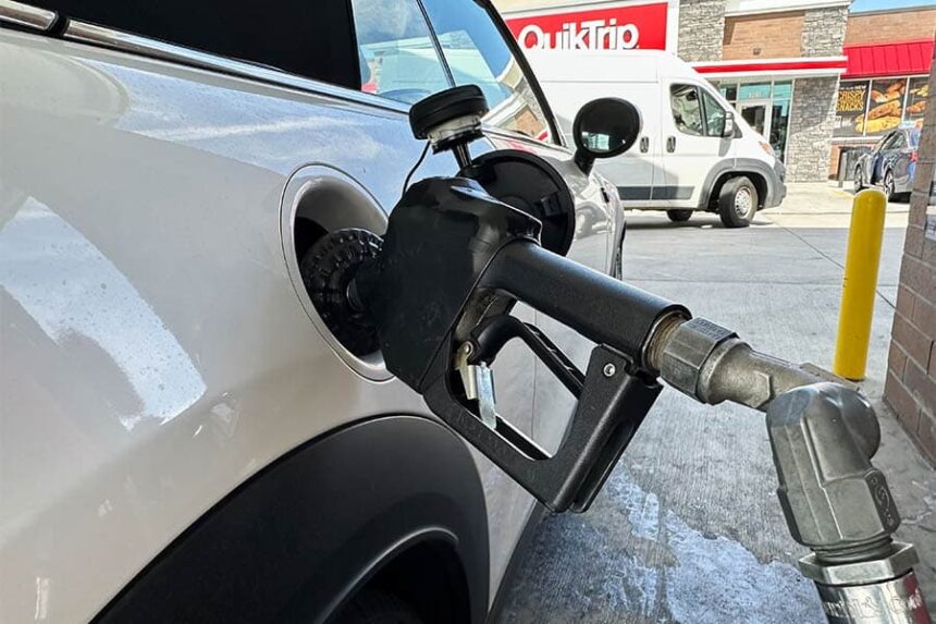 pumping gas