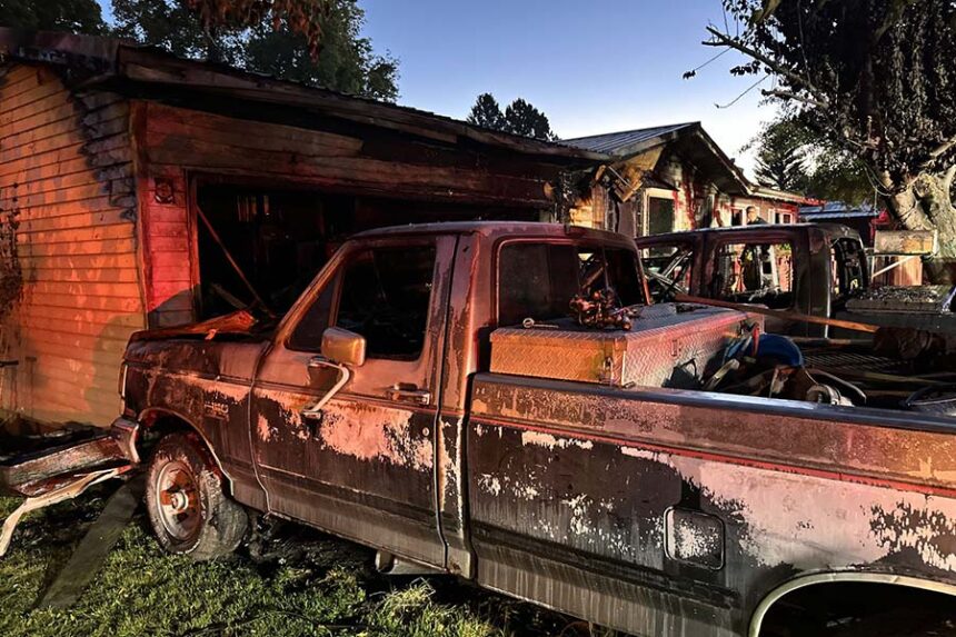 A house fire on Thursday morning in Idaho Falls. | Idaho Falls Fire Department