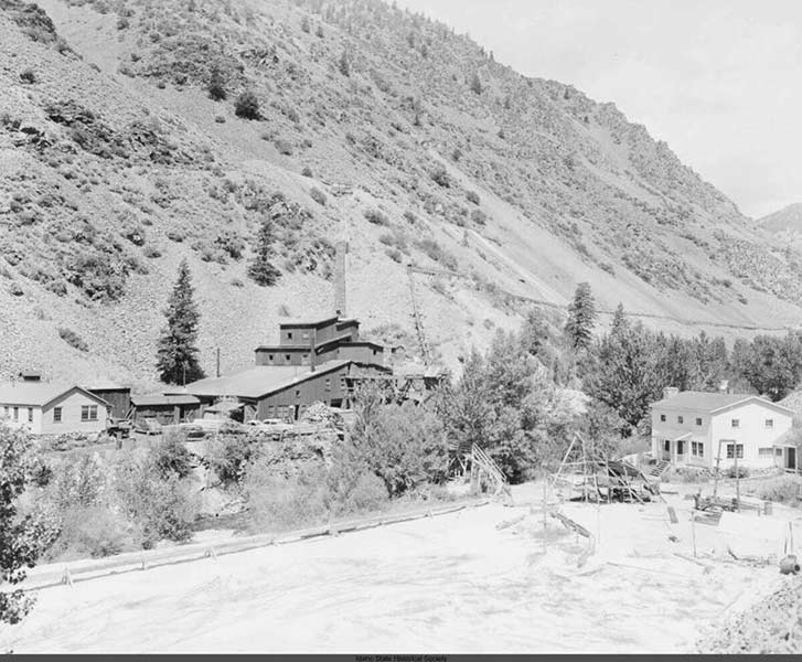 An undated photo shows the Ima Mine near Patterson, Idaho. It produced tungsten during World War II but hasn’t been operational since 1959. Idaho State Historical Society