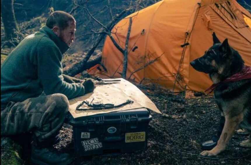 Brad Pitt appears as a former Army Ranger in a scene from the 2026 film "Heart of the Beast."