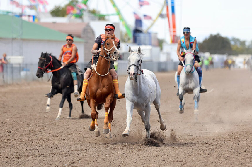 Eastern Idaho State Fair Indian Relays, riderless horse