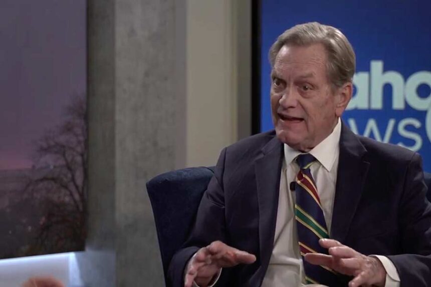 Rep. Mike Simpson, R-ID, is the lone Republican to publicly oppose Trump's media ban. | Courtesy KIVI