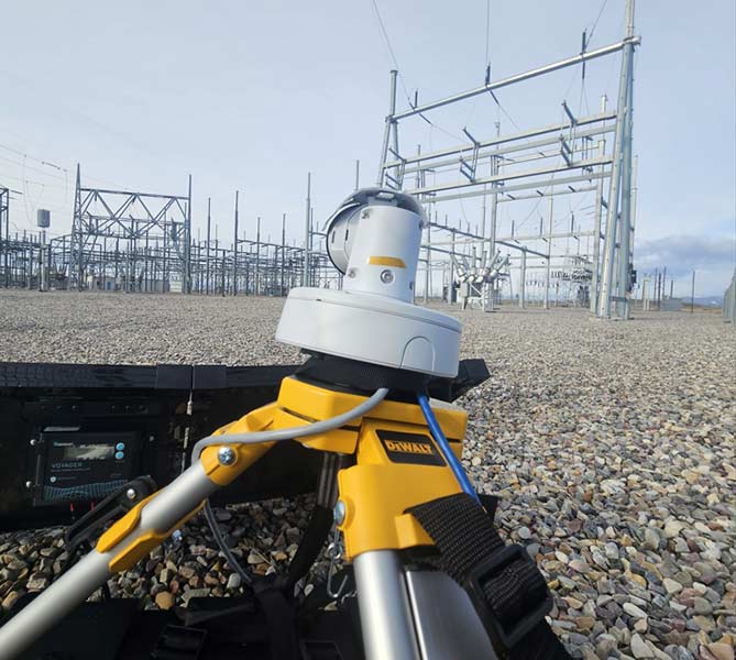 Thermal cameras can be quickly deployed and left in place for extended periods, continuously gathering data on how wildlife interacts with grid equipment — and whether mitigation measures change that behavior. | Courtesy INL