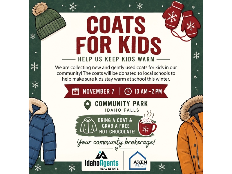 Coats for Kids flyer