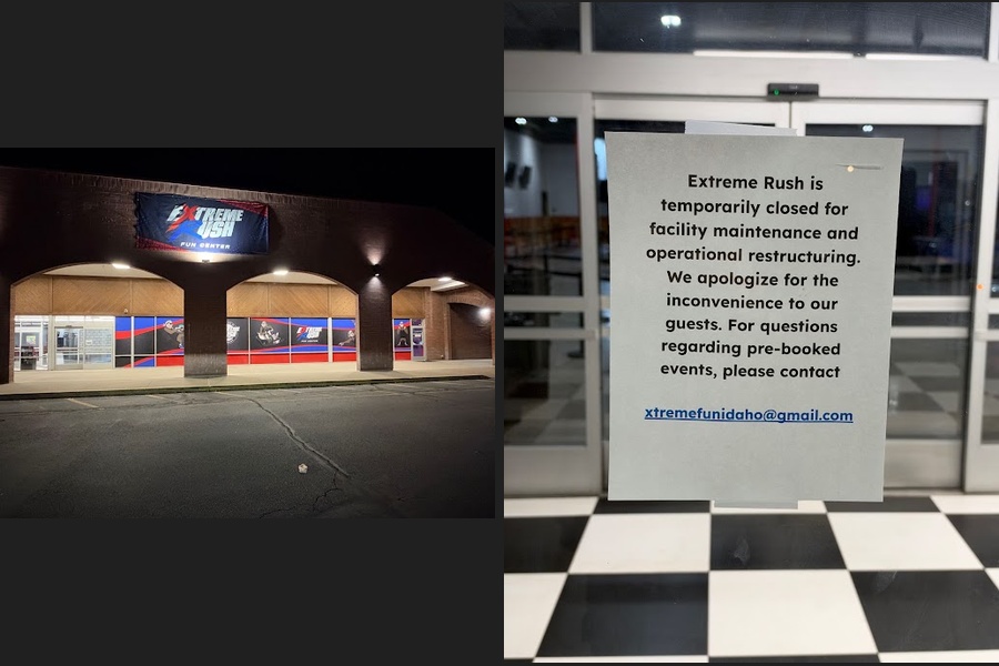 Extreme Rush closed sign