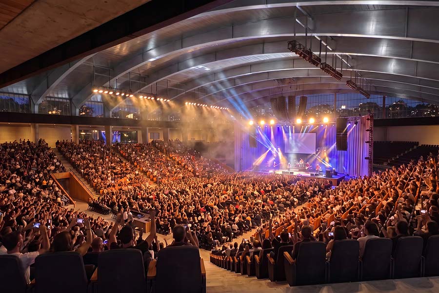 ICCU Bengal Arena Rendering Interior Concert 1
