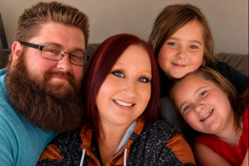 Jon McCoy with his wife Monica, and their two daughters. | Courtesy of Jessica Lang.