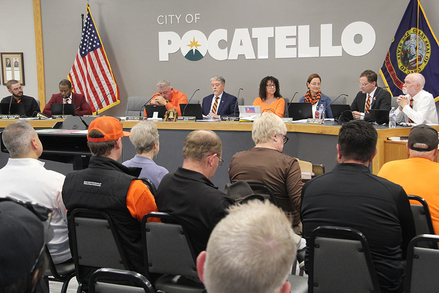 The mayor and city council all wore Bengal orange to celebrate the agreement.