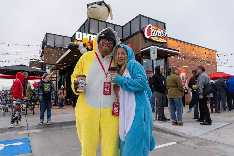 Father and Daughter James and Taylor Biggs were number 54 to 55 in line for Raising Cane's grand opening, planning on attending to event months in advance. | Daniel V. Ramirez, EastIdahoNews.com