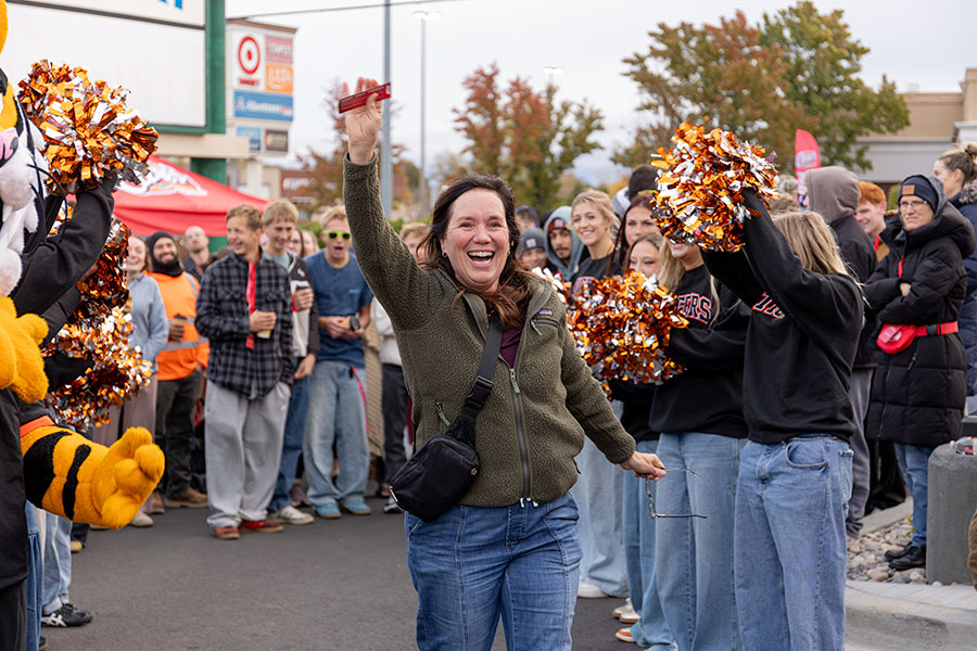 During Raising Cane's grand opening in Idaho Falls, 20 community members had the chance to win free food for a year. | Daniel V. Ramirez, EastIdahoNews.com