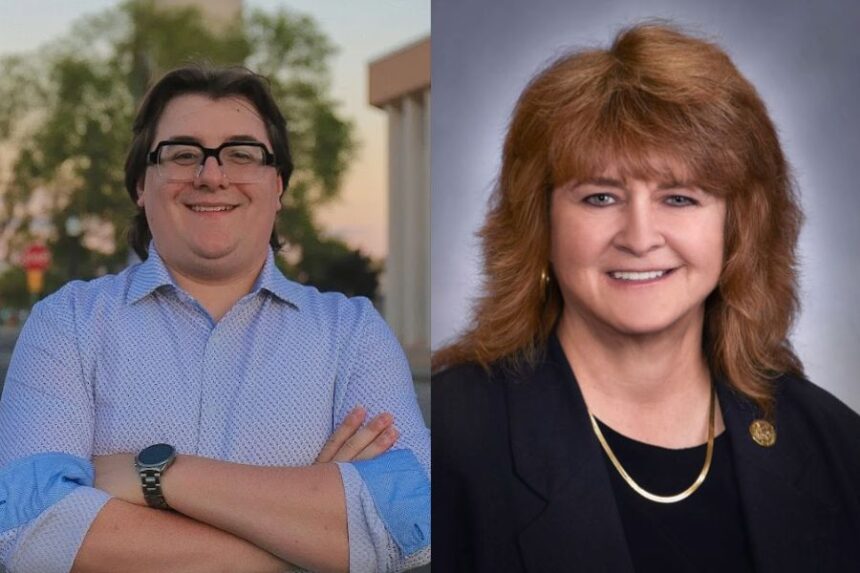 Chance Marshall (D) on the left, and Barbara Ehardt (R) on the right. | Courtesy photos