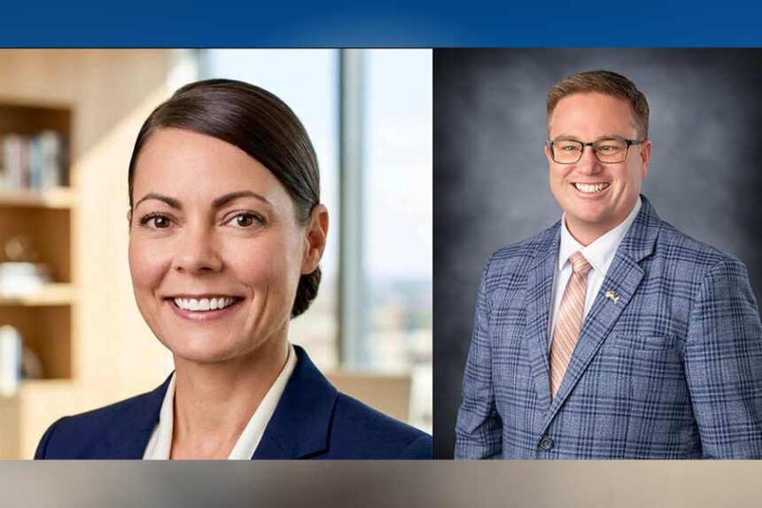 Rep. Ben Fuhriman, R-Shelley, right, is seeking re-election in the District 30 race. Democrat Bree Buckingham is running against him. | Courtesy photos
