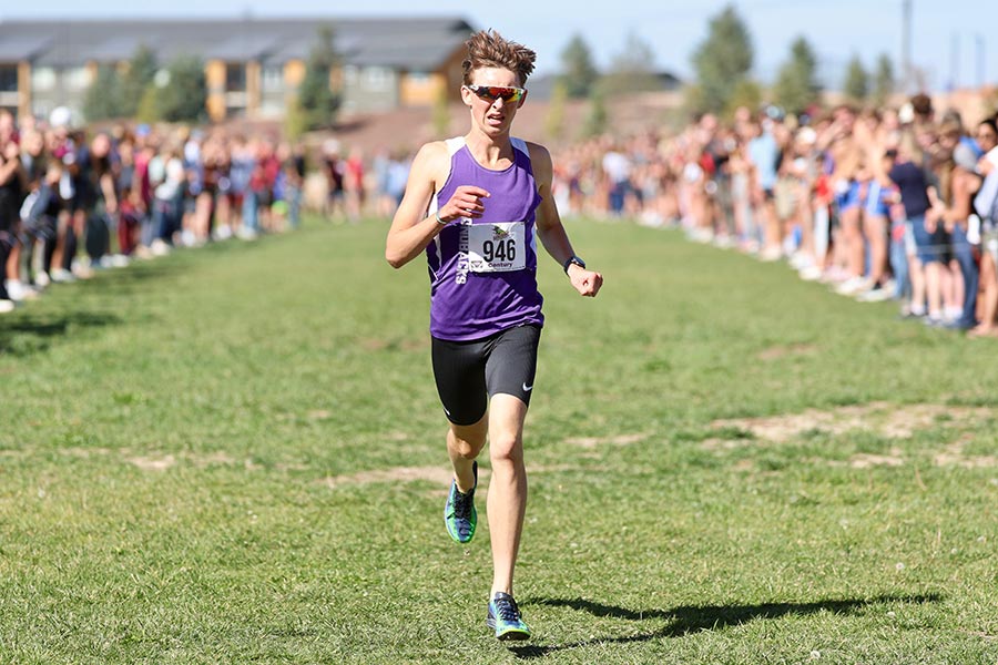 Century Ammon Britton wins Bob Conley boys' varsity a race cross country