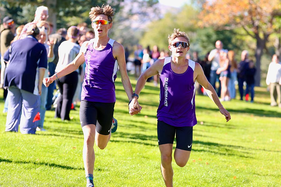 Century cross country Ammon Bitton (left) and Ethan Hansen