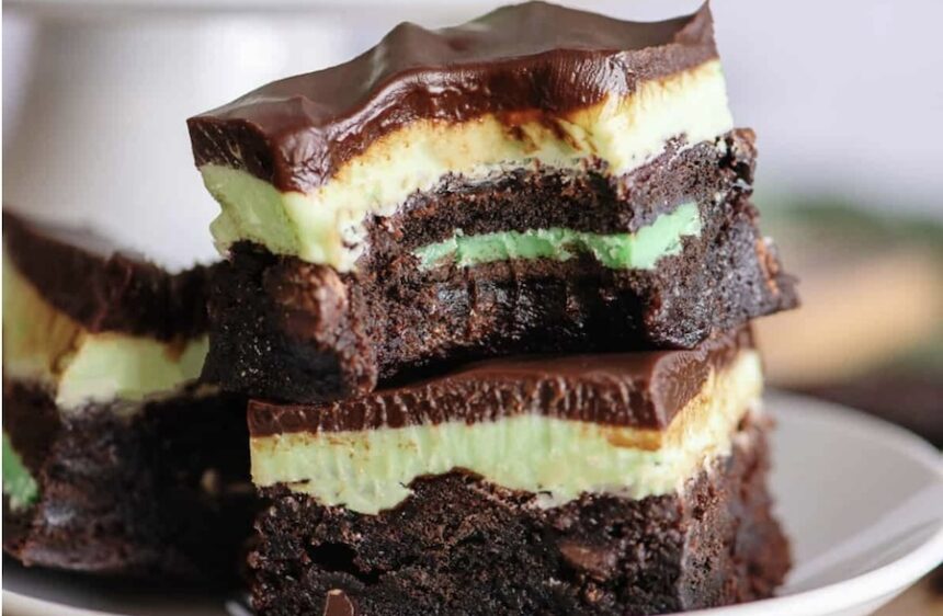 chocolate mint brownies