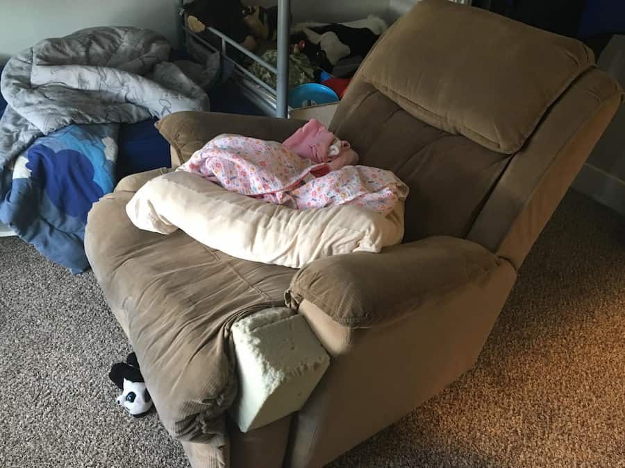 Eloise wrapped in blanket