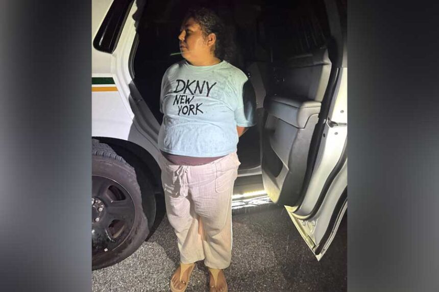 Alba Chavez, 37, was arrested Thursday, Oct. 8, 2026, after sheriff's deputies found she buried at least four of her cats alive in her yard, in Marin County, Floriday. Deputies said she buried the cats "because she believed they were demons."