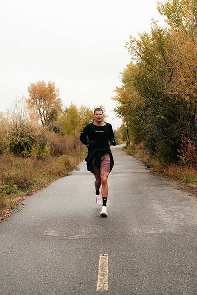 William Goodge during his run in Idaho Falls. | Courtesy photo